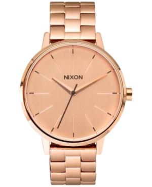 Nixon Women's Kensington Gold-tone Stainless Steel Bracelet Watch 37mm A099-502-00