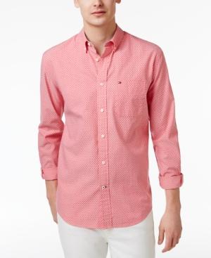 Tommy Hilfiger Men's Kerouac Dot-pattern Cotton Shirt
