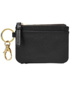 Fossil Aubrey Leather Zip Coin Wallet