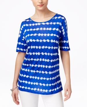 G.h. Bass & Co. Striped Short-sleeve Top