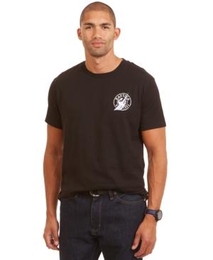 Nautica Big And Tall Short Sleeve Postcard Letter Print Tee
