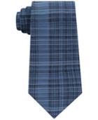 Calvin Klein Men's Hi-low Plaid Silk Tie