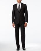 Marc New York By Andrew Marc Men's Slim-fit Black Suit