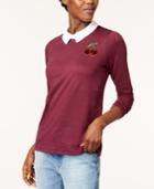 Maison Jules Layered-look Collared Top, Created For Macy's