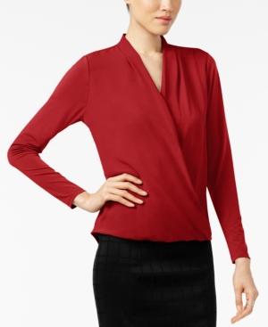Alfani Surplice Top, Created For Macy's