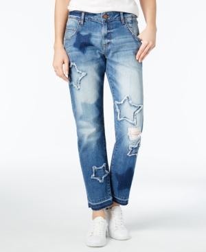 William Rast Best Friend Star Medium Blue Wash Boyfriend Jeans