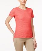 Calvin Klein Short-sleeve Lace Top