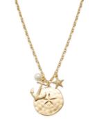 Charter Club Gold-tone Nautical Charm Pendant Necklace, Only At Macy's