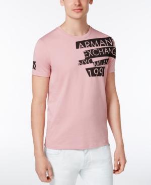 Armani Exchange Men's Slim-fit Graphic Print T-shirt