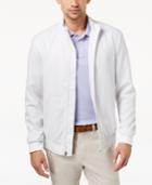 Club Room Men's Seersucker Bomber Jacket, Created For Macy's