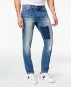 Sean John Men's Essex Slim-fit Stretch Destroyed Jeans