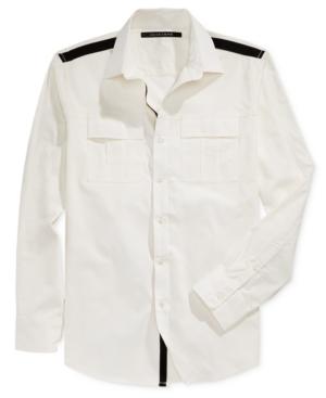 Sean John Men's Long-sleeve Twill Shirt