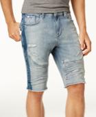 Guess Men's Slim-fit Deconstructed Denim Shorts