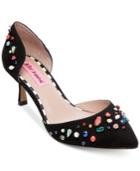 Betsey Johnson Max Kitten-heel Pumps Women's Shoes