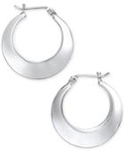 Alfani Silver-tone Polished Hoop Earrings, Created For Macy's