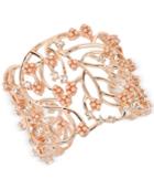 M. Haskell For Inc International Concepts Imitation Pearl Cluster Openwork Cuff Bracelet, Created For Macy's