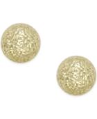 Ball Stud Earrings In 10k Gold