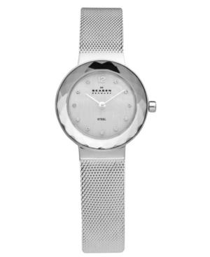 Skagen Watch, Women's Stainless Steel Mesh Bracelet 25mm 456sss
