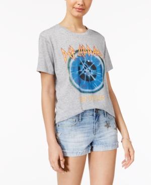 Freeze 24-7 Juniors' Def Leppard Rock Graphic T-shirt