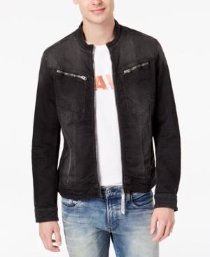 G-star Raw Men's Arc Dc 3d Slim-fit Stretch Full-zip Denim Jacket