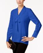 Vince Camuto Tie-neck Blouse, A Macy's Exclusive Style