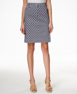 Charter Club Printed Skort, Medallion Print