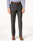 Tommy Hilfiger Men's Classic-fit Stretch Performance Gray Plaid Suit Pants