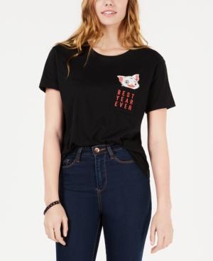 Disney Juniors' Moana Best Year Ever Pocket Graphic T-shirt By Love Tribe