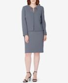 Tahari Asl Plus Size Illusion Skirt Suit