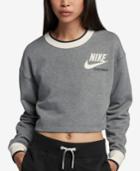 Nike Sportswear Reversible Fleece Cropped Sweatshirt