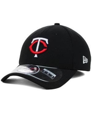 New Era Minnesota Twins Mlb Diamond Era Black 39thirty Cap