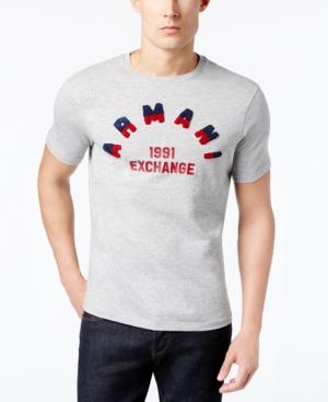 Armani Exchange Men's Embroidered T-shirt