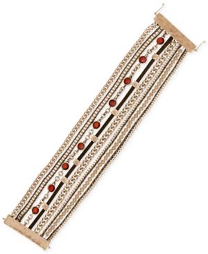 Lucky Brand Gold-tone Multi-row Bracelet