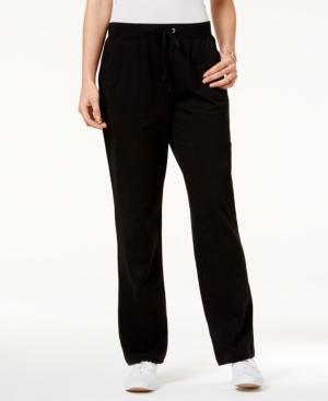 Karen Scott Petite Drawstring Lounge Pants, Only At Macy's