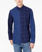 Tommy Hilfiger Men's Pieced Plaid Shirt