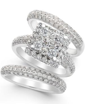 Diamond Bridal Set In 14k White Gold (2-2/3 Ct. T.w.)