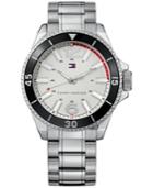Tommy Hilfiger Men's Essential Silver-tone Mixed Metal Bracelet Watch 1790749