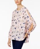 Vince Camuto High-low Floral-print Top