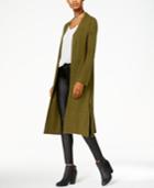 Planet Gold Juniors' Ladder-back Long Cardigan