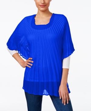 Collection Xiix Solid Pleated Tunic