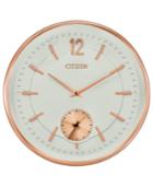 Citizen Gallery Rose Gold-tone & Ivory Wall Clock
