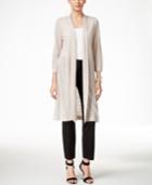 Alfani Solid Duster Cardigan, Only At Macy's