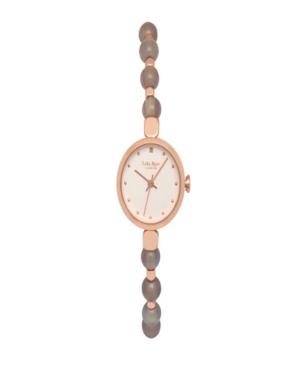 Lola Rose Prosperity, Ladies, Genuine Grey Agate Beaded Friendship Bracelet, 22mm