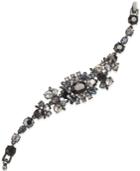 Givenchy Hematite-tone Drama Crystal Bracelet