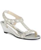 Caparros Lala Embellished Evening Wedge Sandals Women's Shoes