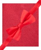 Alfani Men's Red Bow Tie & Silk Pocket Square Set, Only At Macy's