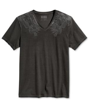 Guess Men's Embroidered Shoulders T-shirt