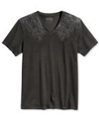 Guess Men's Embroidered Shoulders T-shirt
