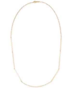 Giani Bernini Bar-link Long Necklace In 18k Gold-plated Sterling Silver, Only At Macy's