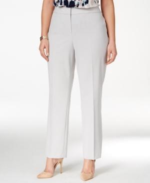 Nine West Plus Size Straight-leg Trousers